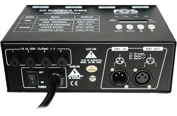 Dimmer FOS 4ch Dimmer DMX