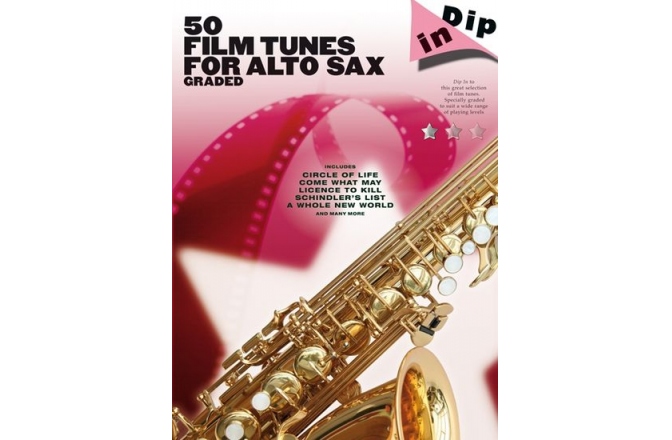 No brand Dip In: 50 Graded Film Tunes For Alto Saxophone