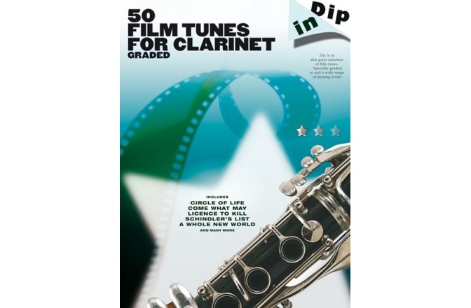 No brand Dip In: 50 Graded Film Tunes For Clarinet
