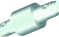 Distanțier Alutruss DECOLOCK Distance-Part 50mm bk