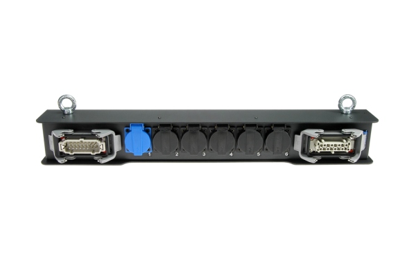 6-channel power distribution BOXHAN 16E M/F - 6x Schuko F