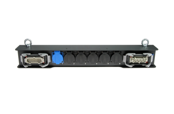 Distribuitor de curent  Klotz 6-channel power distribution BOXHAN 16E M/F - 6x Schuko F