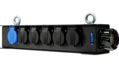 Distribuitor de curent Klotz 6-channel power distribution BOXRMP 419 M - 6x Schuko F - Socapex compatible