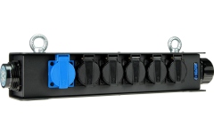 Distribuitor de curent Klotz 6-channel power distribution BOXRMP 419 M/F - 6x Schuko F - Socapex compatible