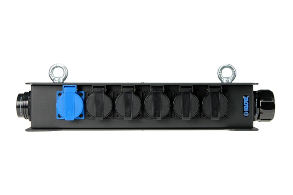 6-channel power distribution BOXRMP 419 M/F - 6x Schuko F - Socapex compatible