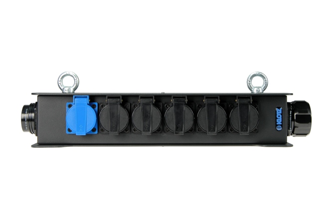 Distribuitor de curent Klotz 6-channel power distribution BOXRMP 419 M/F - 6x Schuko F - Socapex compatible