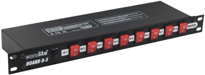 Eurolite Distribuitor de rack Board 8-S with 8x IEC Outputs