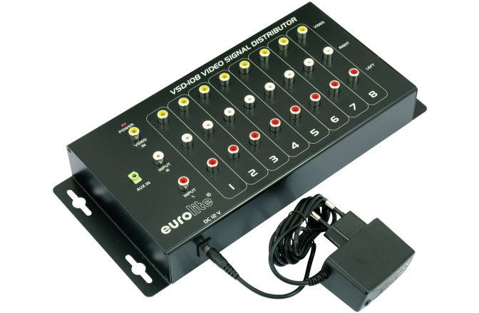 Distribuitor video Eurolite VSD-108 Video distributor 1in8