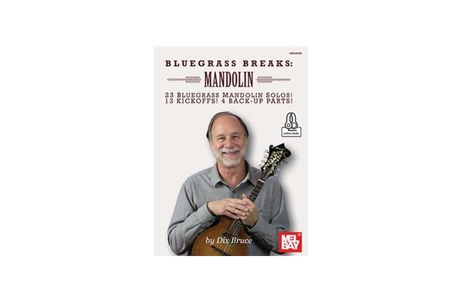 No brand Dix Bruce: Bluegrass Breaks - Mandolin (Book/Online Audio) 