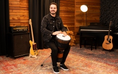 Djembe cu husă Meinl Earth Rhythm Series Djembe - ADJ3-L+BAG