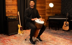 Djembe cu husă Meinl Water Rhythm Series Djembe - ADJ2-XL+BAG