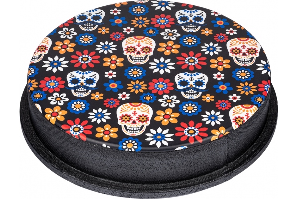 Jumbo Djembe Synthetic Head - 12" Day Of The Dead Jumbo Djembe Synthetic Head - 12" Day Of The Dead 
