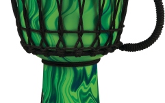 Djembe  Latin Percussion Djembe Green Marble