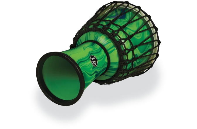 Djembe  Latin Percussion Djembe Green Marble