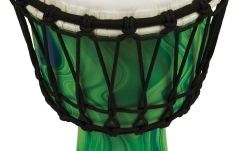 Djembe  Latin Percussion Djembe Green Marble