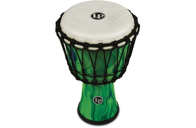 Djembe  Latin Percussion Djembe Green Marble