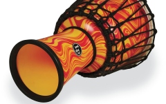 Djembe  Latin Percussion Djembe Orange Marble