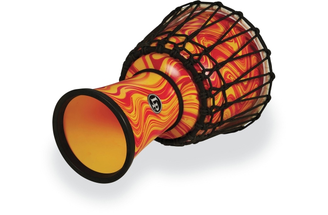 Djembe  Latin Percussion Djembe Orange Marble