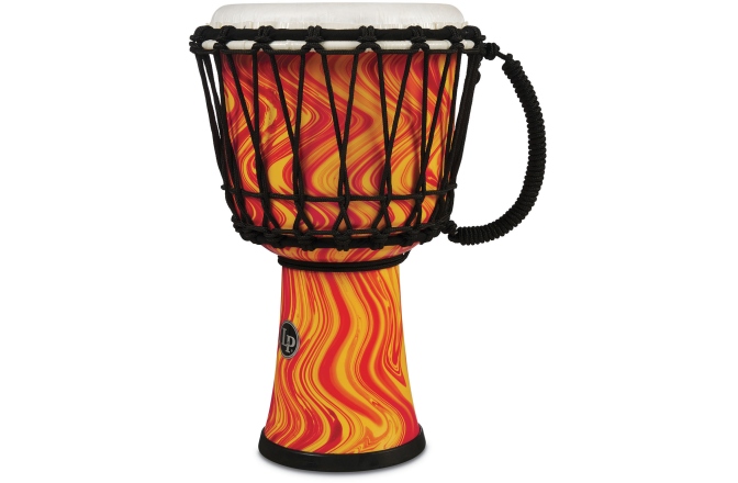 Djembe  Latin Percussion Djembe Orange Marble