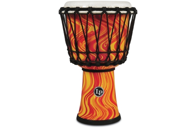 Djembe  Latin Percussion Djembe Orange Marble
