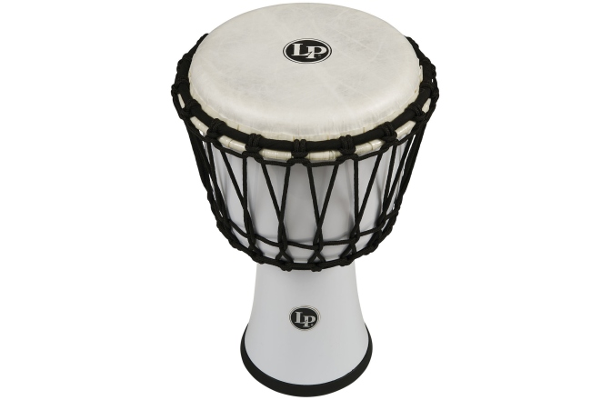 Djembe  Latin Percussion Djembe World 7-inch Rupe Tuned Circle Alb