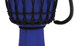 Djembe  Latin Percussion Djembe World 7-inch Rupe Tuned Circle Albastru