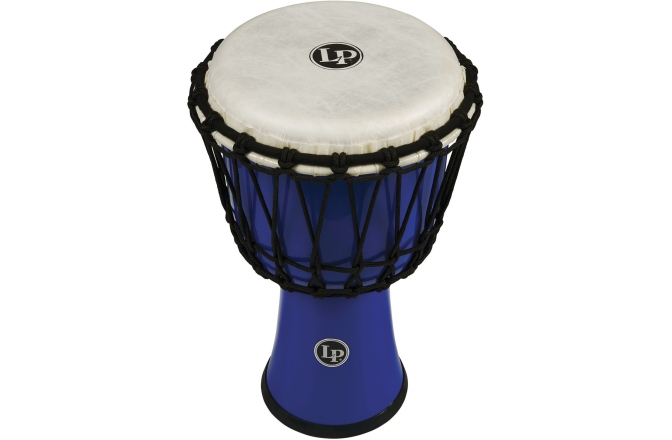 Djembe  Latin Percussion Djembe World 7-inch Rupe Tuned Circle Albastru
