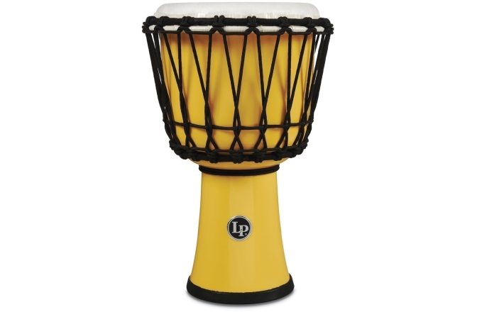 Djembe  Latin Percussion Djembe World 7-inch Rupe Tuned Circle Galben