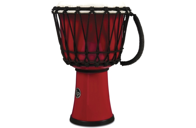 Djembe  Latin Percussion Djembe World 7-inch Rupe Tuned Circle Roşu