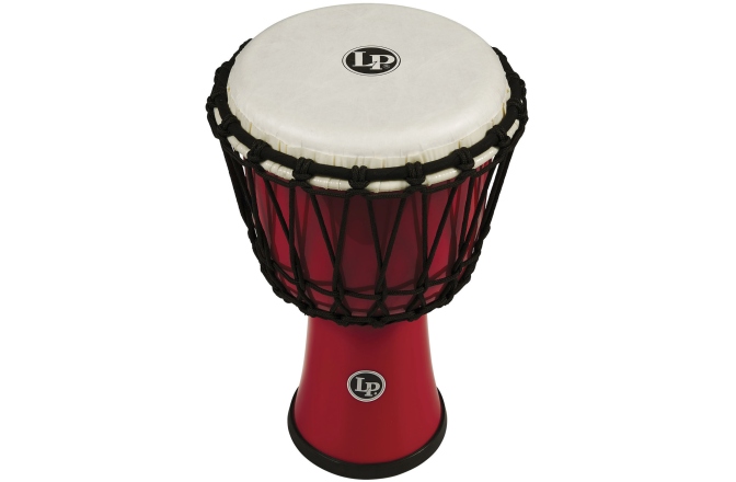 Djembe  Latin Percussion Djembe World 7-inch Rupe Tuned Circle Roşu