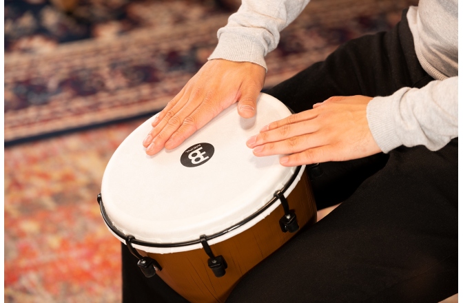 Djembe Meinl 10 Inch Synthetic Djembe, Synthetic Head, Barnwood
