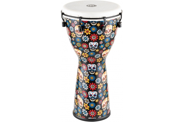 10 Inch Synthetic Djembe, Synthetic Head, Day Of The Dead