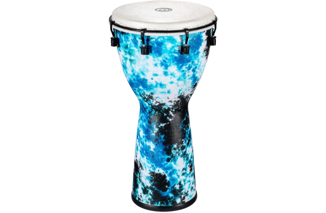 Djembe Meinl 10 Inch Synthetic Djembe, Synthetic Head, Galactic Blue Tie Dye