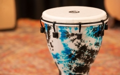 Djembe Meinl 10 Inch Synthetic Djembe, Synthetic Head, Galactic Blue Tie Dye