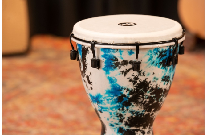 Djembe Meinl 10 Inch Synthetic Djembe, Synthetic Head, Galactic Blue Tie Dye