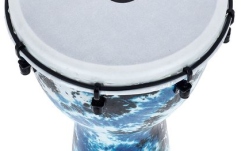 Djembe Meinl 10 Inch Synthetic Djembe, Synthetic Head, Galactic Blue Tie Dye