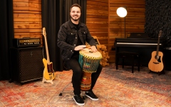 Djembe Meinl AE Tongo Carved Djembe - 12''