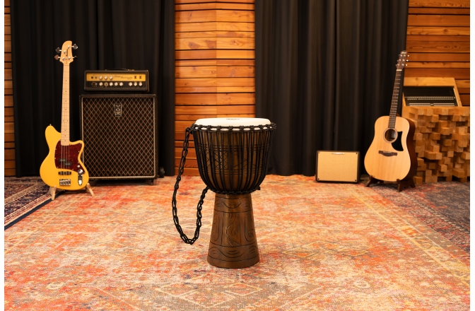 Djembe Meinl Headliner Rope Tuned Artifact Series Djembe Extra Large - 13" Brown