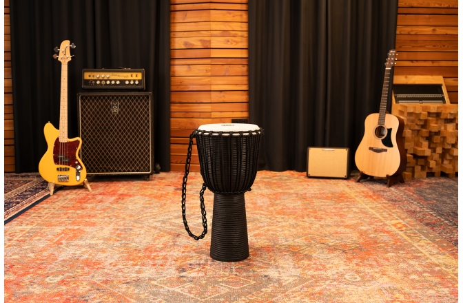 Djembe Meinl Headliner Rope Tuned Black River Series Djembe - 12" Large