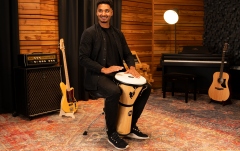 Djembe  Meinl HS Wood Djembe - Natural 12 1/2"