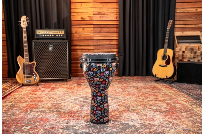 Djembe  Meinl Jumbo Djembe - 12" Day Of The Dead, Designer Head