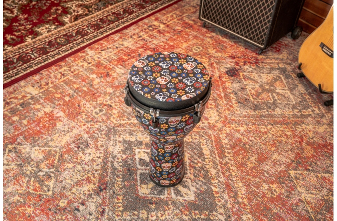 Djembe  Meinl Jumbo Djembe - 12" Day Of The Dead, Designer Head