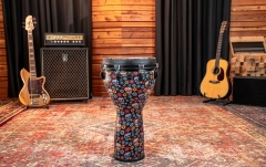 Djembe  Meinl Jumbo Djembe - 14" Day Of The Dead, Designer Head