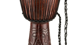 Djembe Meinl Professional African Style Djembe - 10" African Queen Carving