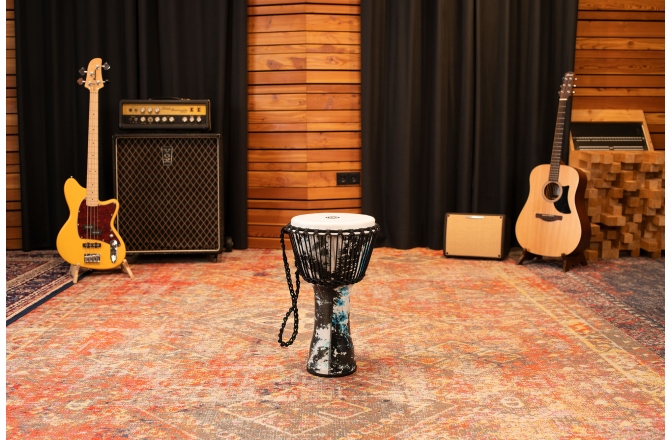 Djembe Meinl RTT Djembe 10" - Synthetic Head - Galactic Blue Tie Dye