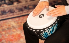 Djembe Meinl RTT Djembe 10" - Synthetic Head - Galactic Blue Tie Dye