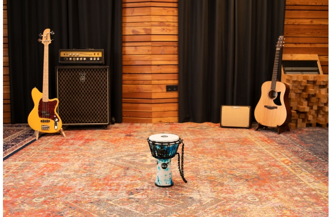 Djembe  Meinl Synthetic Djembe 7'' Galactic Blue Tie Dye