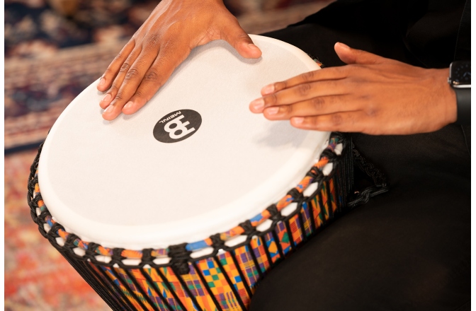 Djembe Meinl TSA Djembe - Kenyan Quilt, Extra-Large - Goat Head