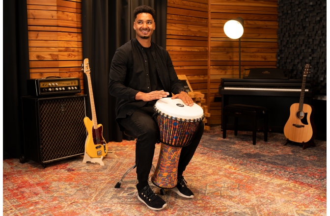 Djembe Meinl TSA Djembe - Kenyan Quilt, Extra-Large - Synthetic Head