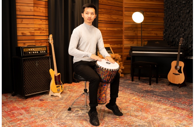 Djembe  Meinl TSA Djembe - Kenyan Quilt, Large - Goat Head